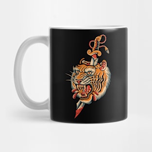 tiger and dagger Mug